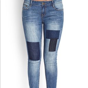 Size 29 waist Forever 21 patchwork denim